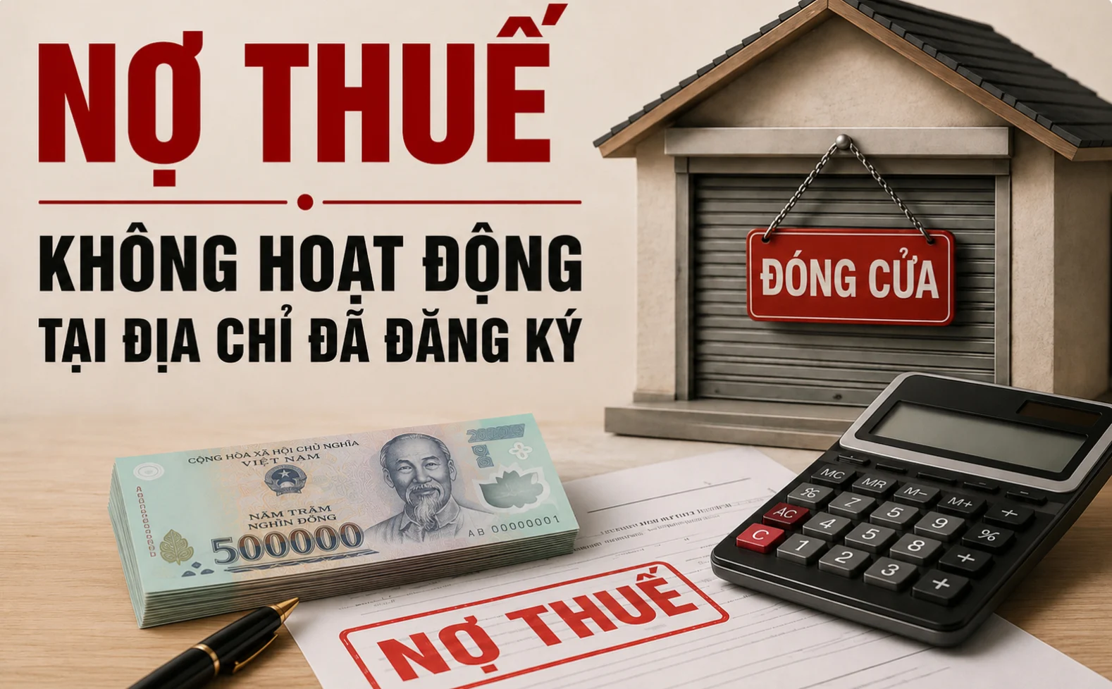 Chưa chấm dứt hiệu lực MST, bỏ địa chỉ kinh doanh để lại nhiều rủi ro