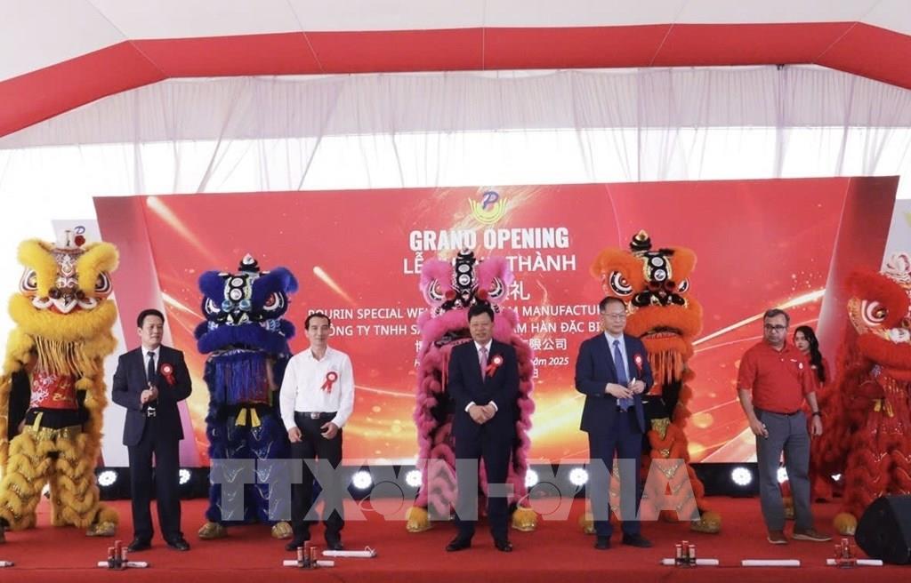 Đưa vào hoạt động Nhà máy Pourin Việt Nam vốn đầu tư hơn 59 triệu USD