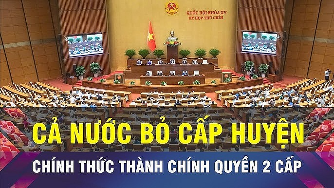 Bãi bỏ cụm từ quận, huyện, thị xã trong các biểu mẫu thuế khi thực hiện chính quyền 2 cấp