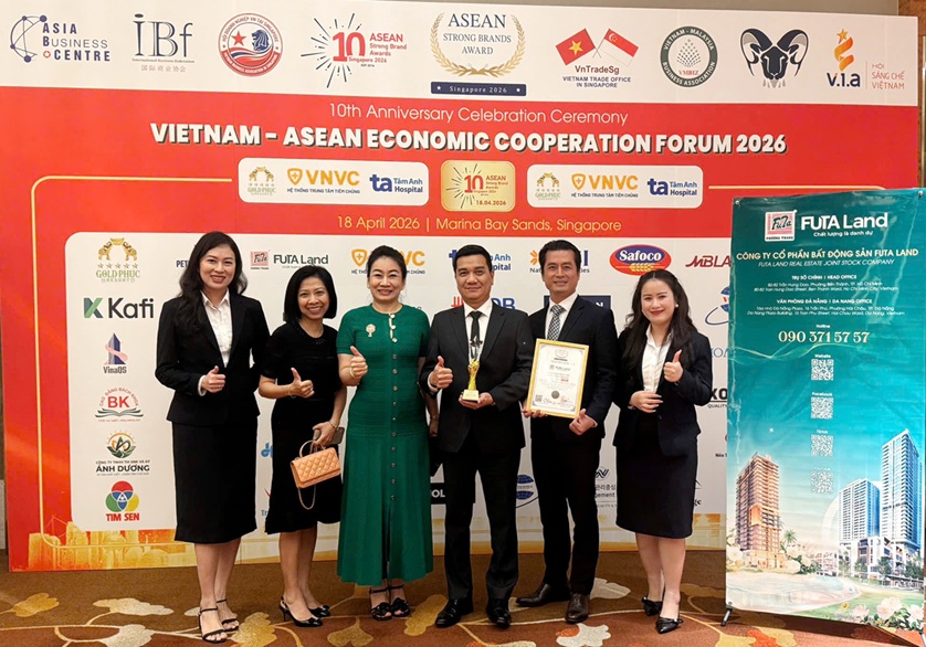 FUTA Land được vinh danh trong Top 5 Thương hiệu mạnh ASEAN 2026