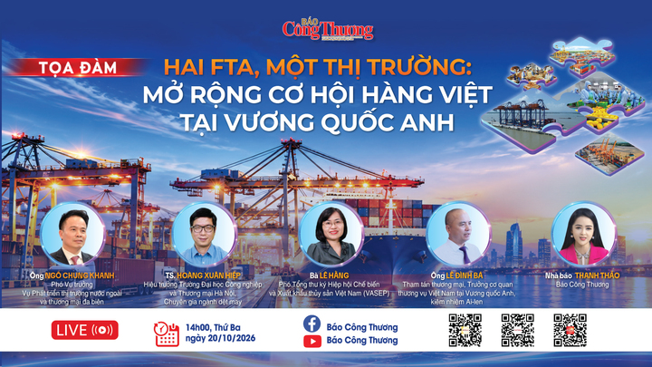 Hai FTA, một thị trường: Mở rộng cơ hội hàng Việt tại Vương quốc Anh