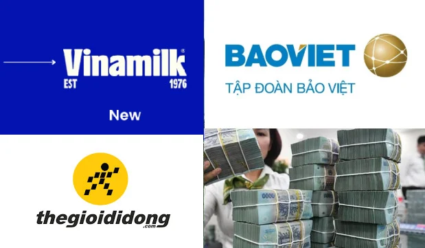Lãi suất tăng cao, Bảo Việt, Thế Giới Di Động, Vinamilk thu nghìn tỷ từ tiền gửi