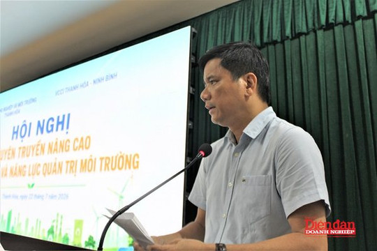 Nâng cao năng lực quản trị môi trường, đồng hành cùng doanh nghiệp phát triển bền vững