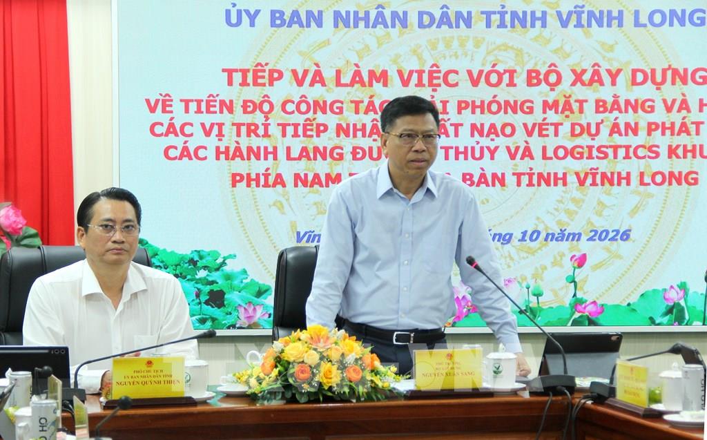 Gỡ vướng mặt bằng, đẩy nhanh dự án logistics đường thủy phía Nam