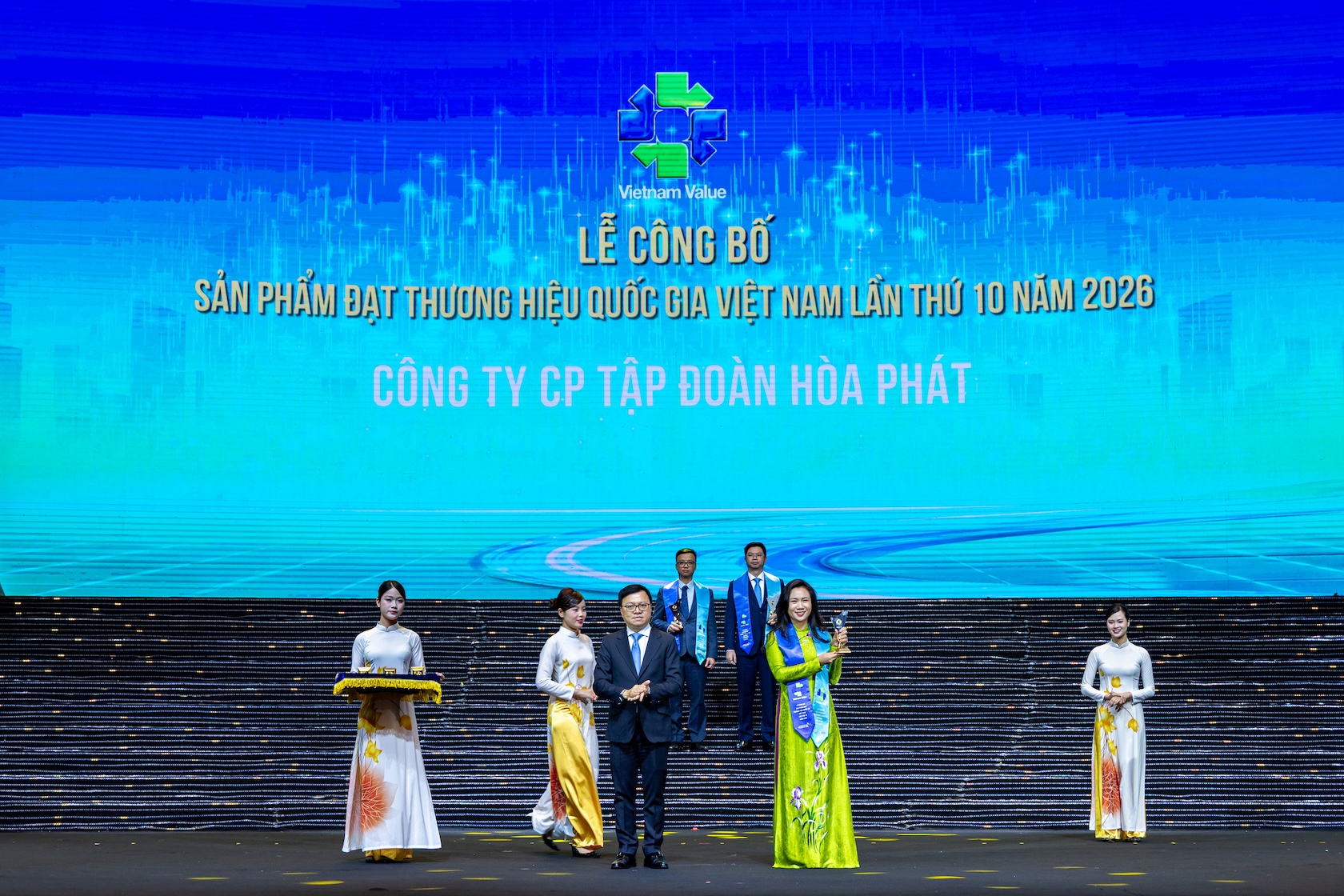 Hòa Phát lần thứ 8 liên tiếp đạt Thương hiệu quốc gia Việt Nam