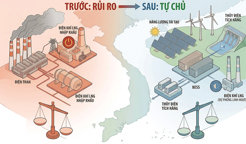 Tái định vị vai trò của điện khí
