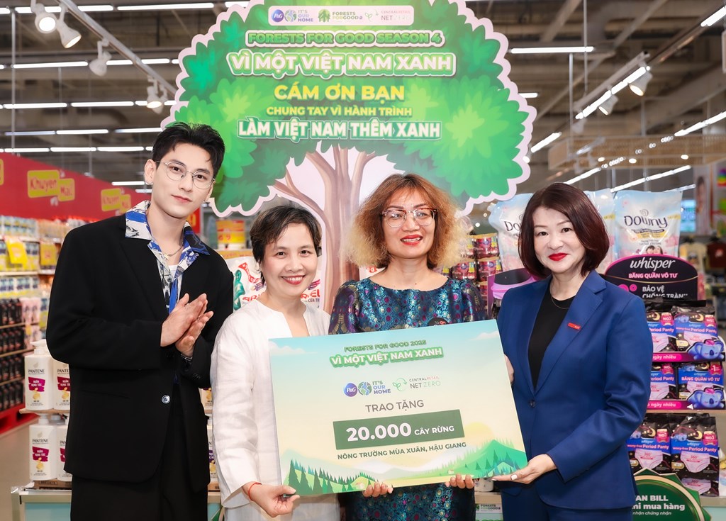 P&G Việt Nam và Central Retail Việt Nam phát động chương trình trồng rừng năm 2025