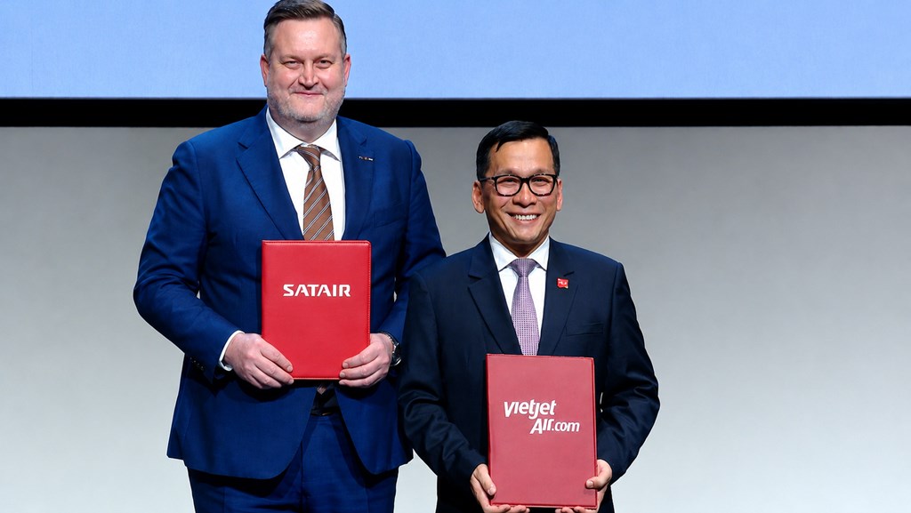 Vietjet và Satair trao Thoả thuận chiến lược phát triển chuỗi cung ứng hàng không