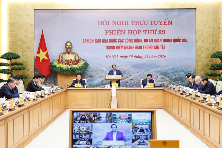 Thủ tướng chủ trì phiên họp thứ 23 Ban Chỉ đạo các dự án, công trình GTVT