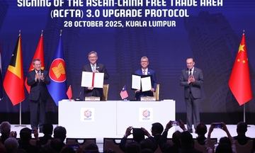 Lễ ký Nghị định thư nâng cấp Hiệp định Thương mại tự do ASEAN - Trung Quốc