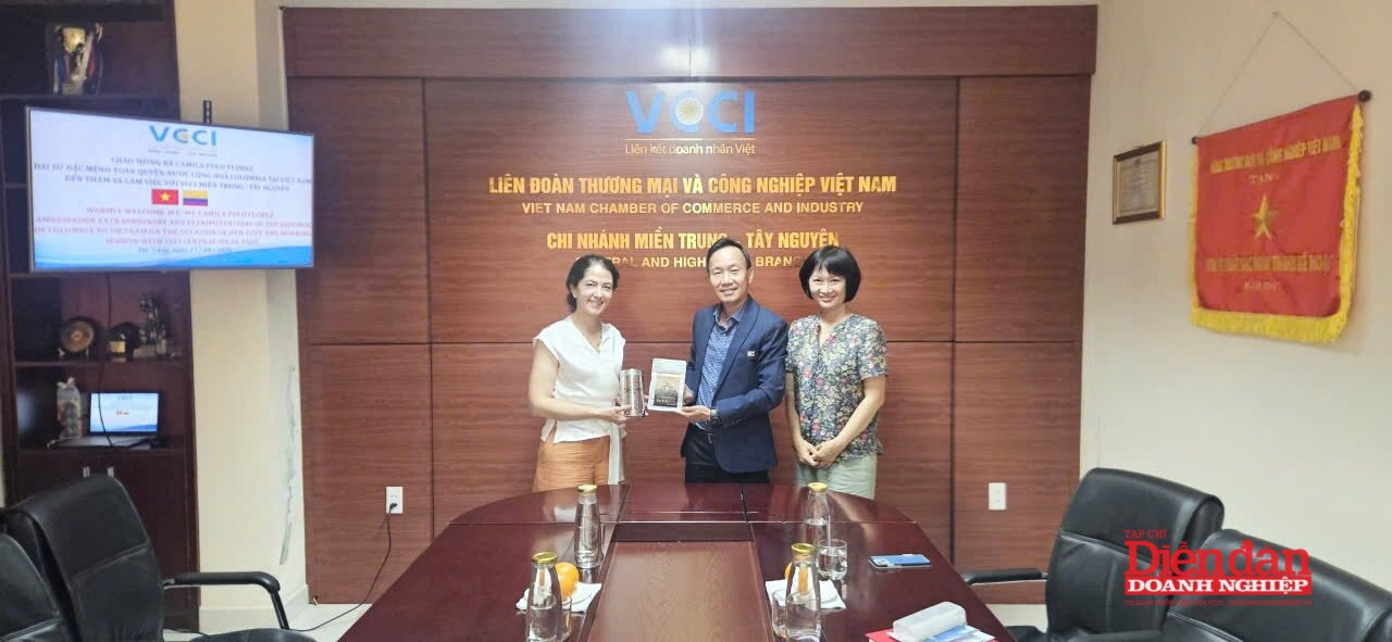Đại sứ Colombia thăm và làm việc với VCCI Miền Trung - Tây Nguyên