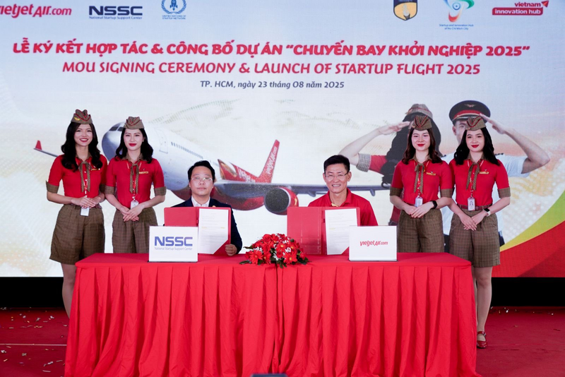 Vietjet đồng sáng lập 'Chuyến bay khởi nghiệp' thúc đẩy hợp tác Việt Nam - Ấn Độ