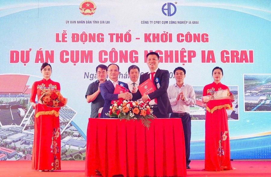 Gia Lai: Động thổ Cụm công nghiệp Ia Grai quy mô hơn 52 ha
