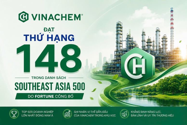 vinachem-duoc-vinh-danh-trong-bang-xep-hang-500-doanh-nghiep-hang-dau-dong-nam-a-nam-2026