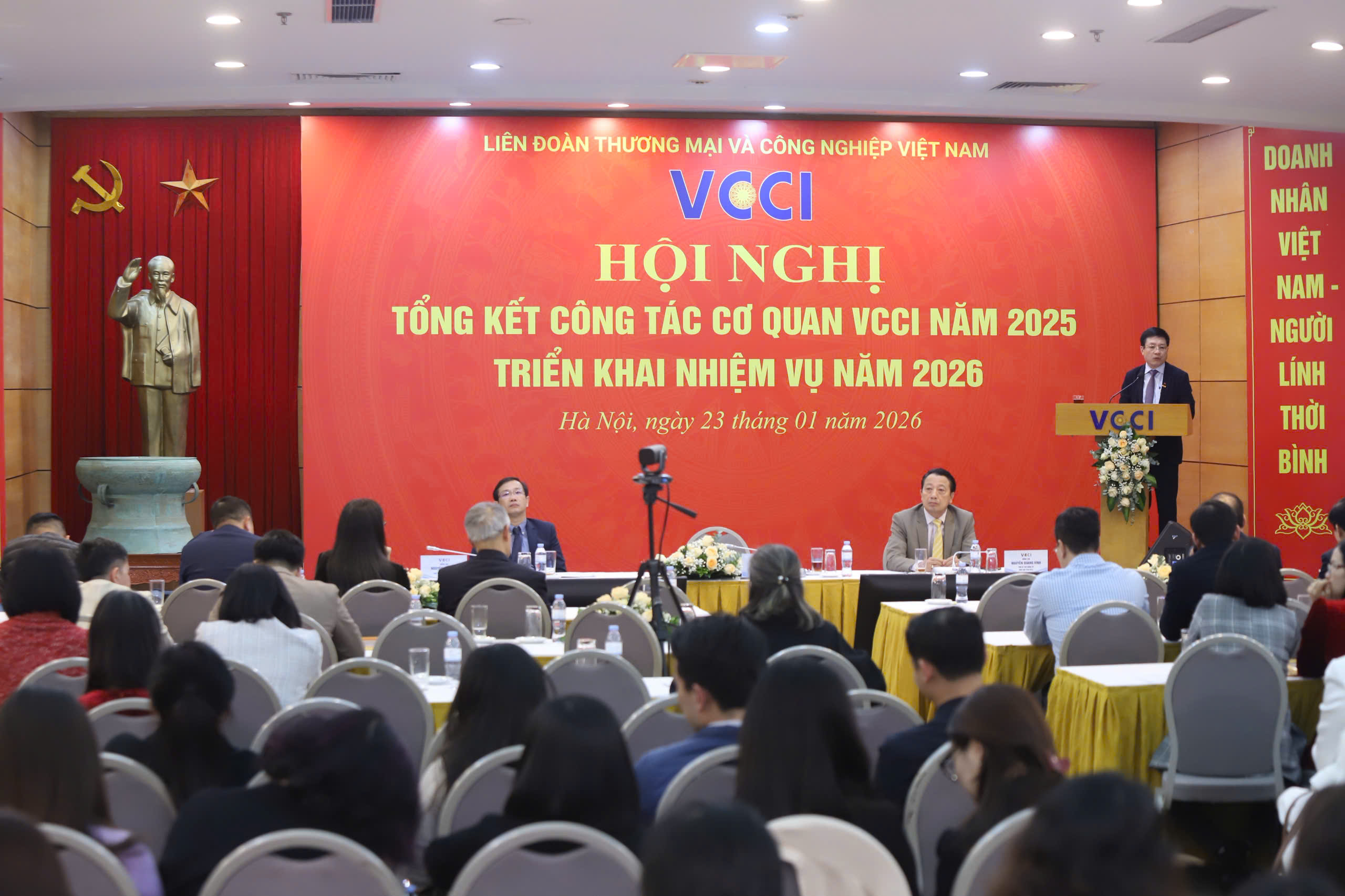 Hội nghị Tổng kết Công tác Cơ quan VCCI năm 2025 triển khai nhiệm vụ năm 2026