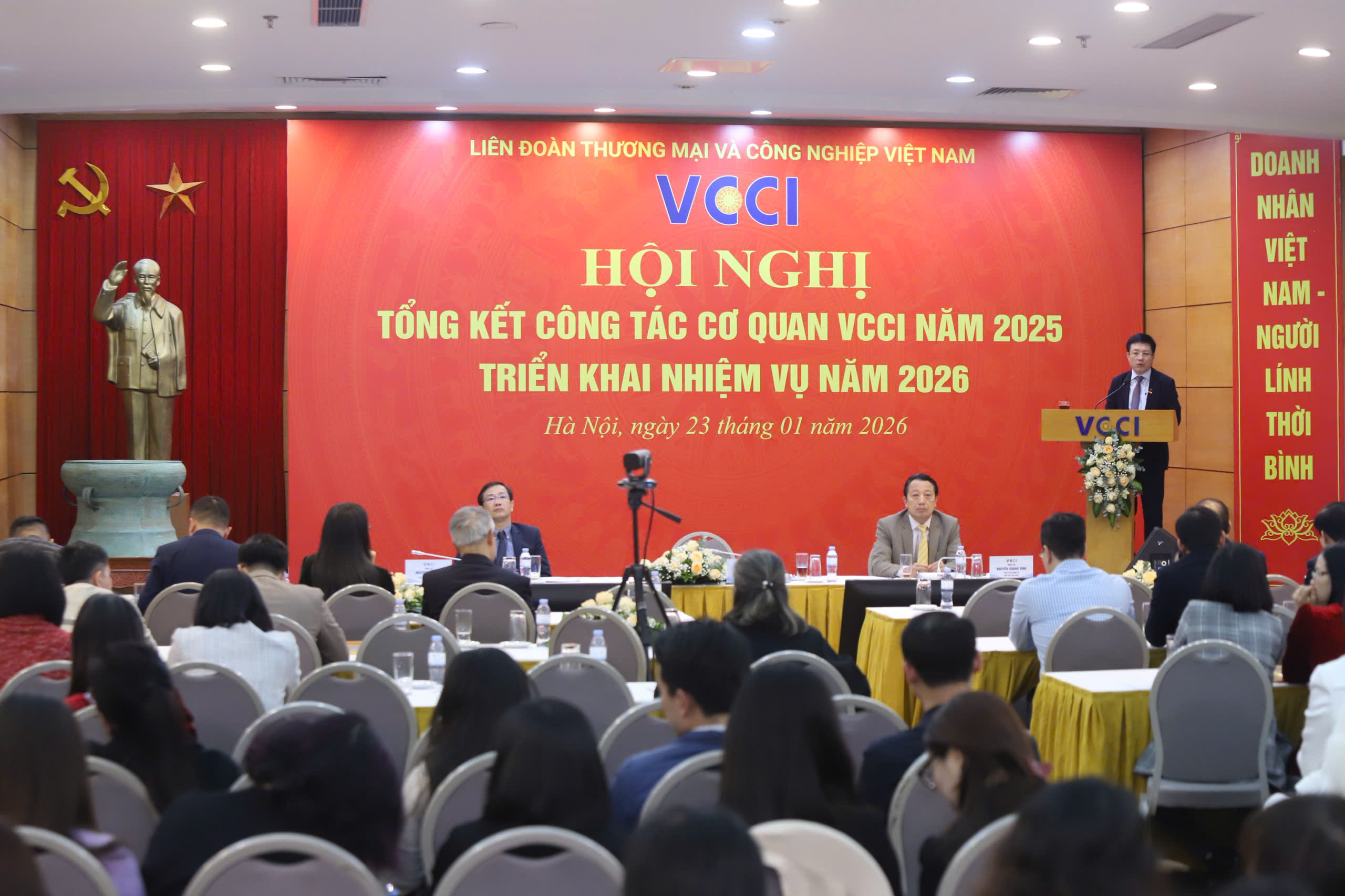 Hội nghị Tổng kết Công tác Cơ quan VCCI năm 2025 triển khai nhiệm vụ năm 2026