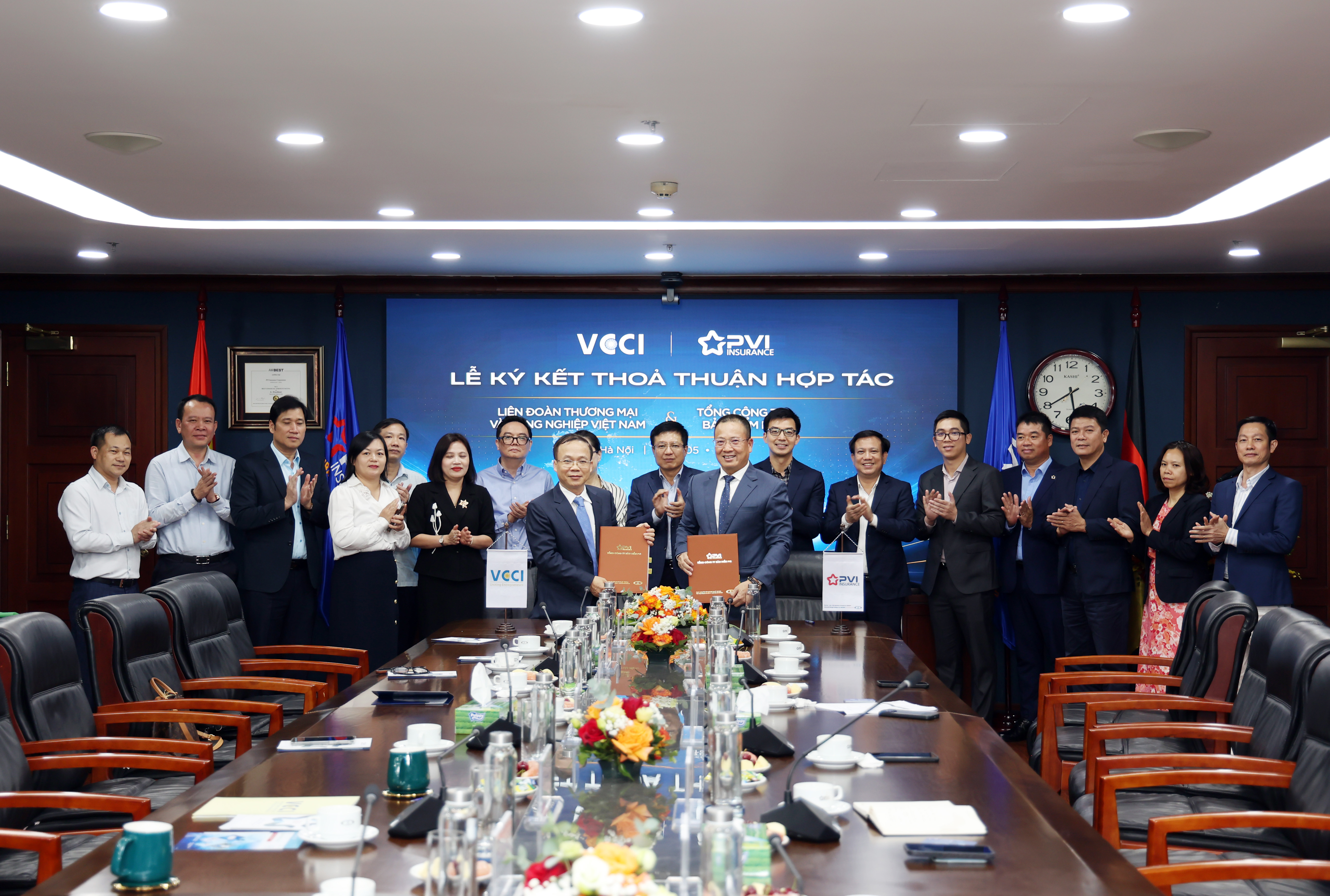 [VCCI - Bảo hiểm PVI] Lễ ký kết thỏa thuận hợp tác 22/5/2026