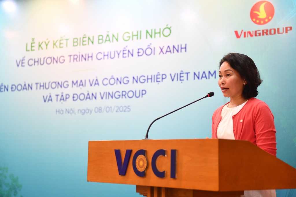 [VCCI - Vingroup] Lễ ký biên bản ghi nhớ hợp tác thúc đẩy chuyển đổi xanh và phát triển bền vững