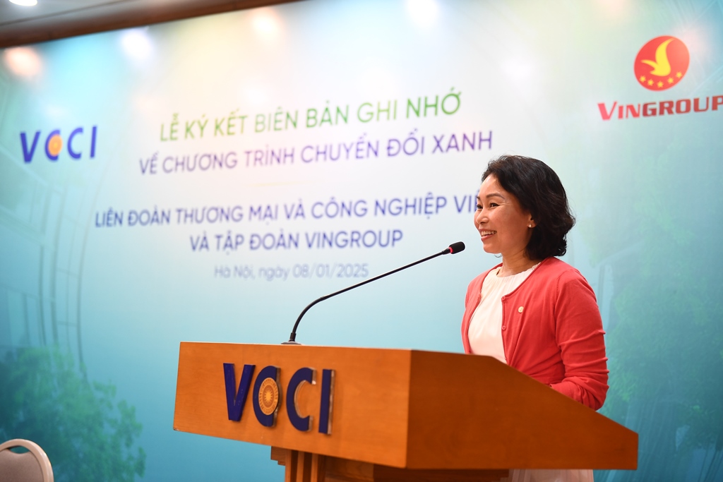 [VCCI - Vingroup] Lễ ký biên bản ghi nhớ hợp tác thúc đẩy chuyển đổi xanh và phát triển bền vững
