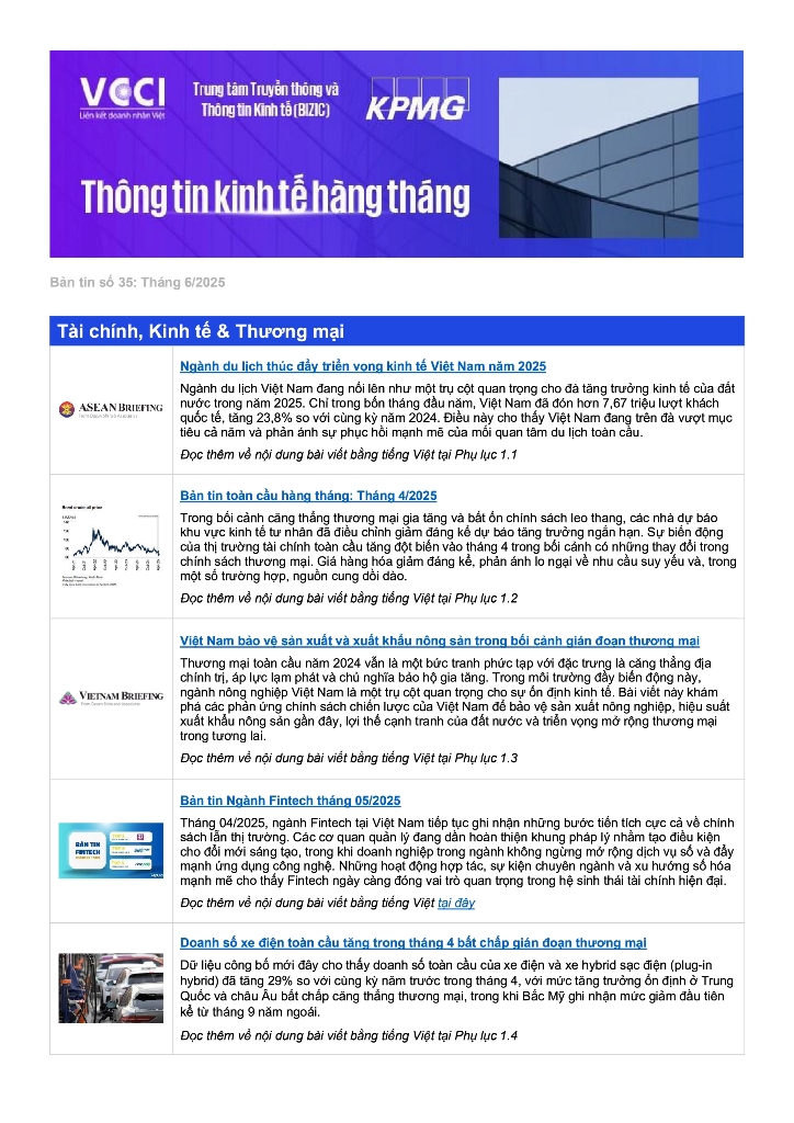 Bản tin VCCI - KMPG số 35