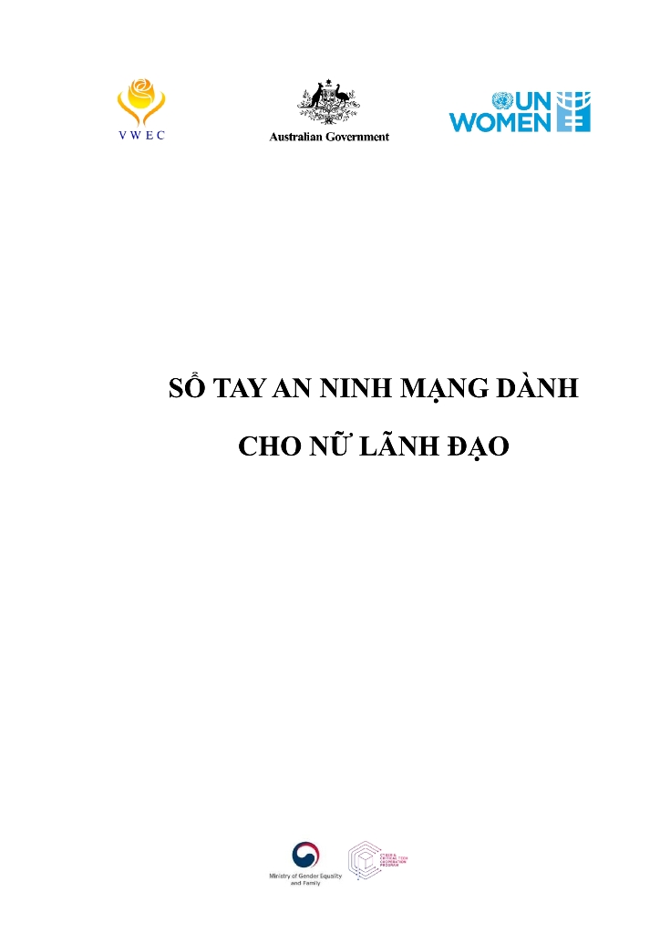 Sổ tay An ninh mạng dành cho Nữ lãnh đạo